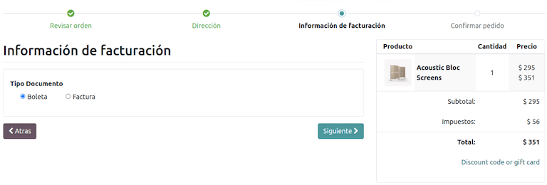 Opción para documentos EDI para clientes.