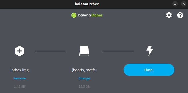 Installare una scheda SD con balenaEtcher