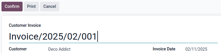 Modificare il numero di riferimento di una fattura.
